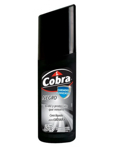 Cobra Brillo 60c Cuero Negro