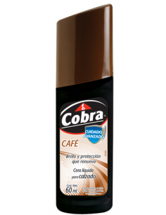 Cobra Brillo 60c Cuero Marron