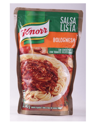 Salsa Knorr 340g D/p Bolognesa