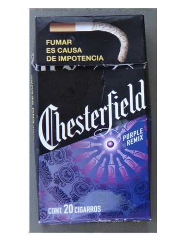 Cig Chesterfield 20 Remix Purple