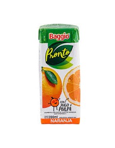 Jugo Baggio  200c Naranja  565